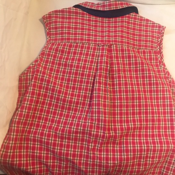 LL Bean sleeveless blouse - Picture 3 of 5